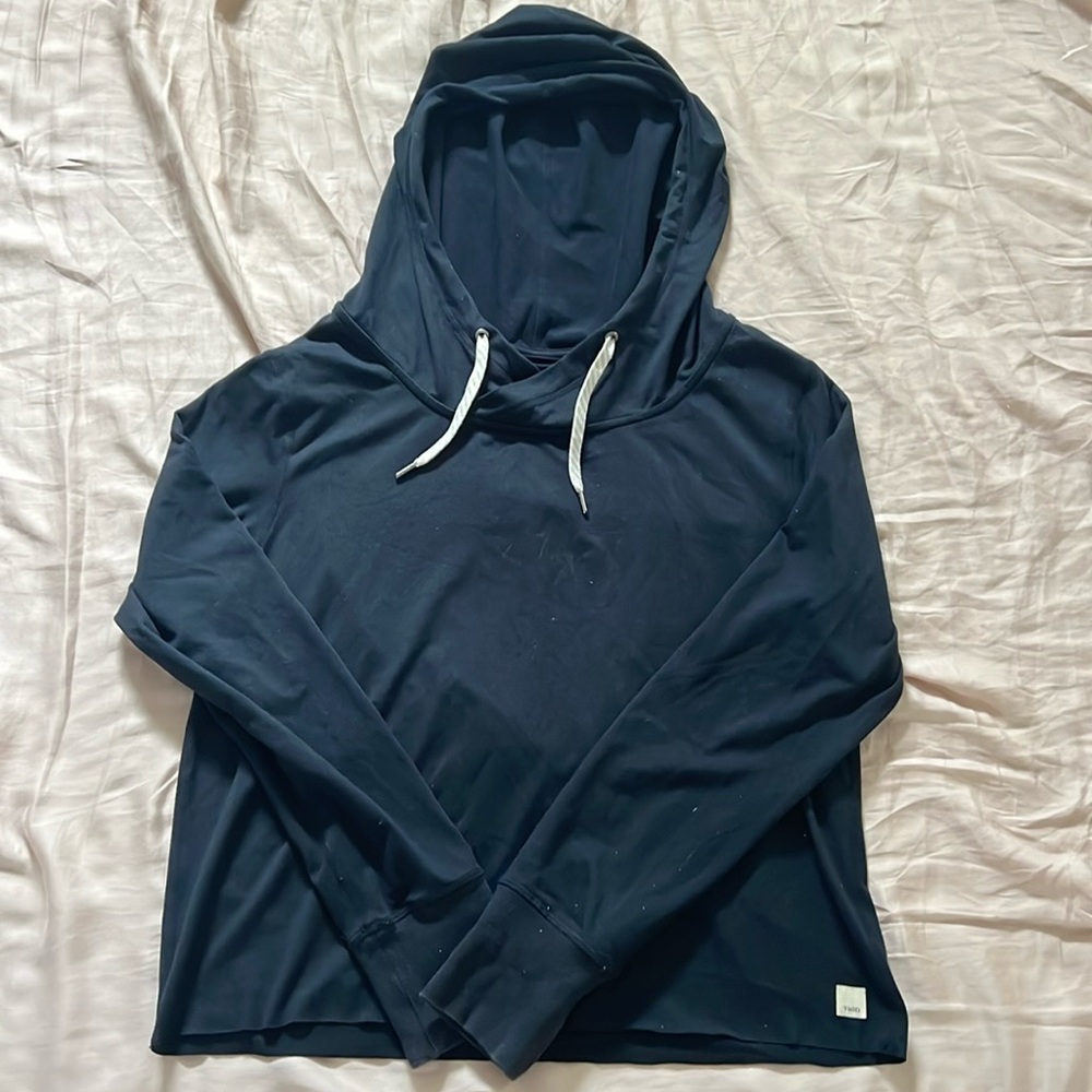 Navy Blue Vuori Hoodie Size Medium